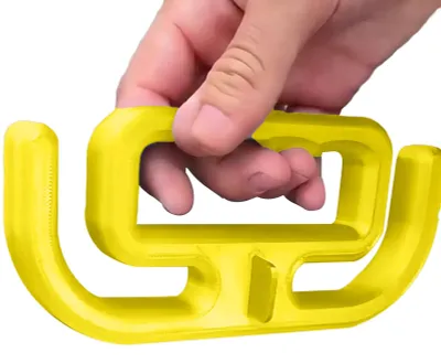 Produktbild von Einkaufstaschenhalter, Tragkraft 80 Pfund, robustes Tragegestell für Einkaufstaschen, komfortabler Griff zum Tragen von Lebensmitteln, Einkaufstaschen und Handtaschen