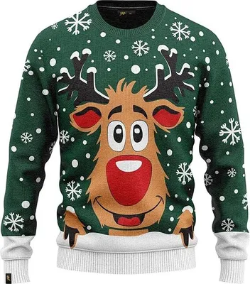 JAP Rudolf das Rentier Türkis Lustiger Hässlicher