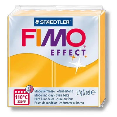 Produktbild von STAEDTLER FIMO leather-effect 8010 Modelliermasse - neon orange - 57 g