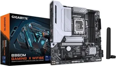 Image de Carte Mère GIGABYTE B860M GAMING X WIFI6E, Intel LGA 1851, DDR5, Wi-Fi 6E, 2.5GbE LAN