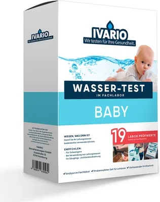 Produktbild von Ivario Baby-Wassertest, Wassertest für Zubereitung von Babynahrung