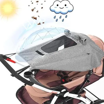 Zdjęcie produktu dla Parasol do wózka dziecięcego UV 50+ osłona przeciwsłoneczna