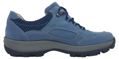 Imagen del producto de Waldläufer Holly 25: Zapatos deportivos para mujer, con cordones, color azul, ideales para el día a día