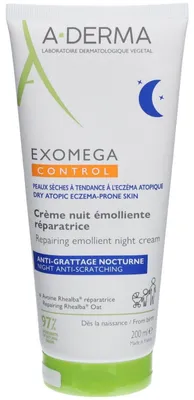 Productafbeelding van A-Derma Exomega Control nachtcrème, verzachtend en herstellend, 200 ml