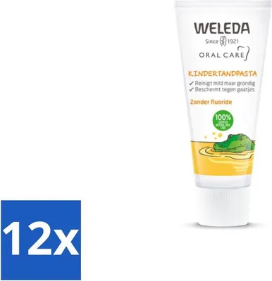 Image de WELEDA - Dentifrice pour enfants - 50 ml - Pack avantage - 12 pièces