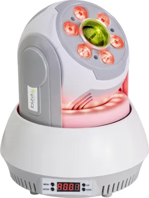 Produktbild von Ibiza Star-Wash-Wh Wash Moving Head Mit 30W Gobo Spot & Led Ring