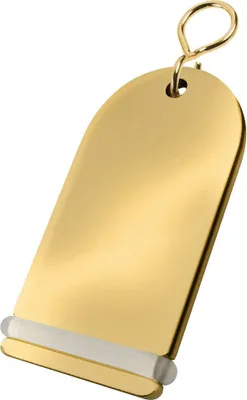 Image de Porte-clés hôtel Pigalle en laiton CombiCraft - 85 x 45 mm - par pièce