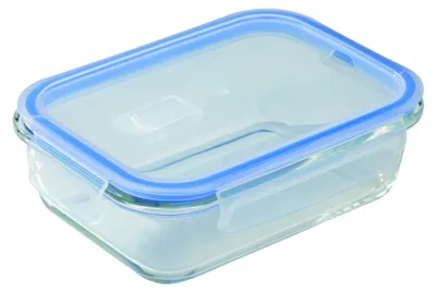 Produktbild von Glas Frischhaltedose 1040 ml mit Deckel Borosilikatglas rechteckig