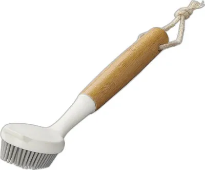 Immagine prodotto di Spazzola per piatti in silicone 24,5 cm Ø7 cm x 5 cm bambù