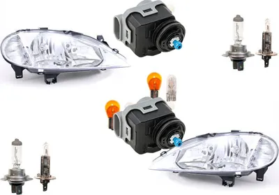 Produktbild von Scheinwerfer passend für Renault Megane I 99-03 Leuchtmittel Li Re m. Stellmotor 7701047184 260607124R 7701047180 260103707R 7700840141 Johns