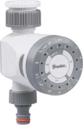 Produktbild von Preis-Zone 1526 - Elektronische Zeitschaltuhr zur el Bewässerung von Grünflächen, Hahnanschluss mit 3/4" und 1" Reduzierstück