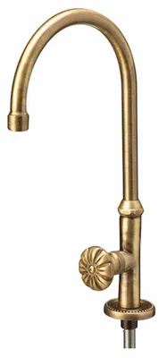 Immagine prodotto di Rubinetto per Fontana da Giardino a Sfera in Ottone Belfer RUB/009