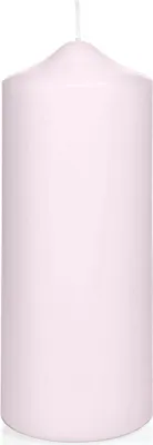 Produktbild von Kerzenrohling zur Verzierung Taufkerze 200 x 80 mm in der Farbe Rosa, Babyrosa