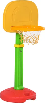 Obrázek produktu pro Basketbalový koš pro děti - Sada stojanů - Nastavitelná výška - 2 míče - Pumpa - Pro děti od 3 do 6 let