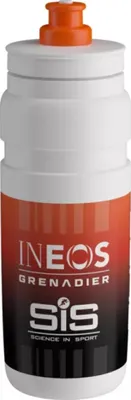 Produktbild von ELITE Fahrrad-Wasserflasche - FLY 750 INEOS GRENADIER 2025 - Weiß/Rot/Schwarz