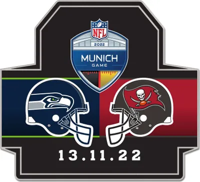 Produktbild von NFL Pin Badge Anstecknadel - NFL MUNICH Buccs Seahawks
