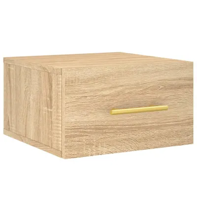 Obrázek produktu pro Nástěnný noční stolek dub sonoma 35 x 35 x 20 cm