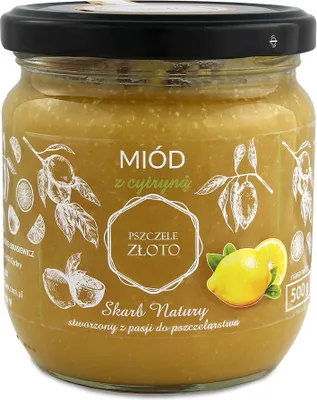 Produktbild von IMKERSHOP Zitrone mit Honig 0,5 Kg Honig Imkerei Bienenhaltung