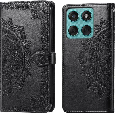 Zdjęcie produktu dla imoshion Mandala Bookcase dla Motorola Moto G57 Power - czarny