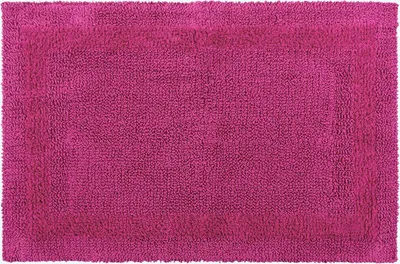Immagine prodotto di HOMESCAPES Tappeto da bagno XXL lampone 70x120 cm in 100% cotone