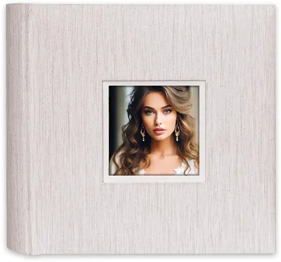 Produktbild von Einsteckalbum Leinoptik 13x19 cm weiß ZEP Nara