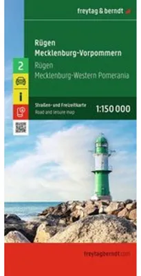 Obrázok produktu pre Rujana - Meklenbursko-Predpomoransko, cestná a rekreačná mapa 1:150 000, freytag & berndt
