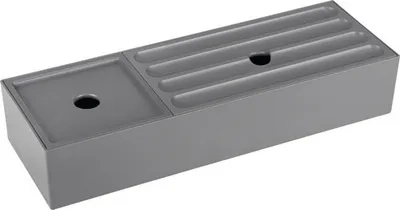 Produktbild von Ordnungsbox mit Deckel 32 x 11 x 6 cm grau