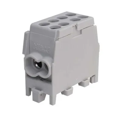 Produktbild von Pollmann Hauptleitungsabzweigklemme grau 25/16mm² 1-pol 2Ein/2Aus 2080136