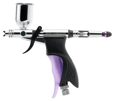 GAAHLERI Ace Series GHAC-Swallowtail SD Airbrush Pistole mit 0,28mm + 0,5mm Düsensatz