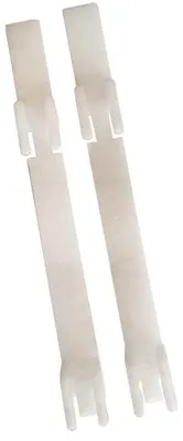 Scharnierstifte für Service-Tür 3 und 5, Aluminium, Weiß, 1 Paar