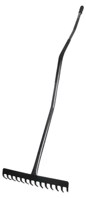 Productafbeelding van Tuinrakel, 14 tanden, 150 cm lengte, 37 cm werkbreedte, 3 mm dikte, ergonomisch ontwerp