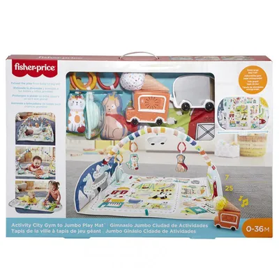 Obrázok produktu pre Fisher-Price GJD41, Detská hrazda, Tyč s hračkami, Zvukové efekty, Viacfarebný, Textil, Plast