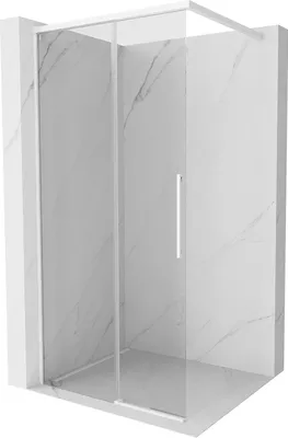 Obrázok produktu pre Sprchová zástena Mexen Rox Walk-in 85 x 200, priehľadná 8 mm, biela - 8C2-085-003-20-00