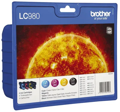 Zdjęcie produktu dla Brother LC-980 Value Pack BK/C/M/Y