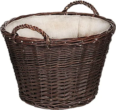 Image de SIENA GARDEN Corbeille en osier avec jute Ø 40 x 27 cm