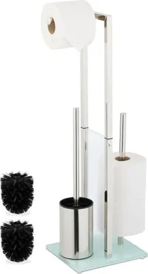 Immagine prodotto di Set WC freestanding in acciaio e vetro