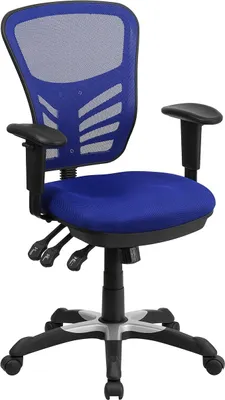 Imagen del producto de Silla de oficina Silecomplaza, metal, azul, 69 x 65 x 112 cm