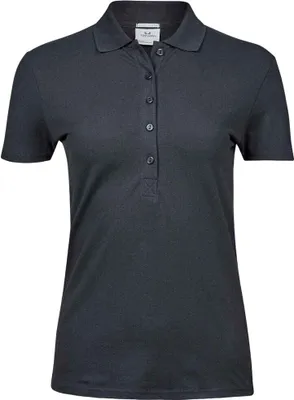 Immagine prodotto di Tee Jays - Polo elasticizzata "Luxury" da donna PC4093 (M) (Grigio scuro)