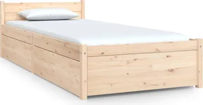 Obrázek produktu pro vidaXL Postel se zásuvkami 75x190 cm