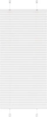 Produktbild von Plissee Weiß 65x150 cm Stoffbreite 64,4 cm Polyester