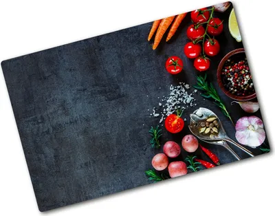 Produktbild von Tulup Glas Herdabdeckplatte - 80x52 cm - Glaskeramikkochfeld-Abdeckung Spritzschutz Glasabdeckplatte - Einteilig - Essen & Getränke - Zutaten - Mehrfarbig