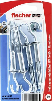 Produktbild von Fischer Hohlraumdübel 5.0 x 37 mm - 4 Stück