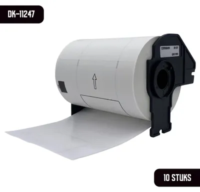 Produktbild von Kompatible Etiketten für Brother DK-11247, 10 Rollen