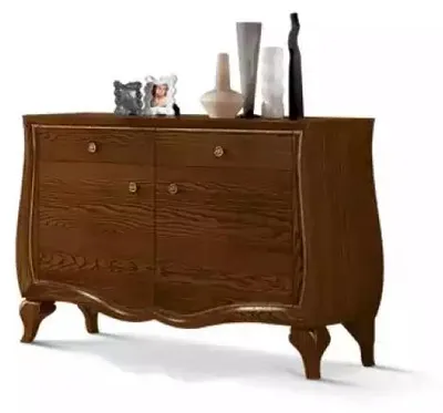 Immagine prodotto di Credenza soggiorno cassettiera cassettiera in legno mobile marrone nuovo
