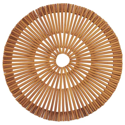 Runde Bambus-Platzsets, ø 38 cm, handgefertigt, hellbraun