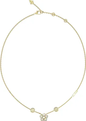 Obrázok produktu pre Dámsky zlatý kvetinový náhrdelník Guess 46 cm