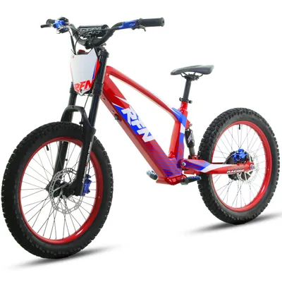 Produktbild von RFN EVO Racing 20, 20-Zoll Kinder-Elektromotorrad, 36V Akku, IP66 wasserdicht, 3-Gang Schaltung, hydraulische Bremsen