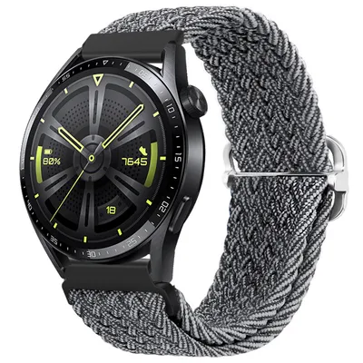 Obrázok produktu pre BStrap Braid Nylon remienok na Garmin Vivoactive 3, gray black