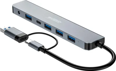 Image de Hub Minee USB A/C to USB C + 5 USB A + Port DC