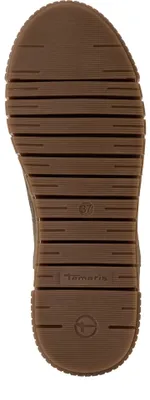 Imagen del producto de Botines de mujer Tamaris modelo Chelsea, de cuero, con tirador y suela con relieve. Código: 1-25403-43, Talla: 38 EU, Color: Verde